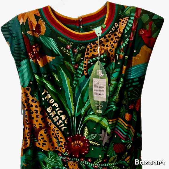 NWT Farm Rio Tropical Brasil Romper RARE!! - Picture 3 of 8
